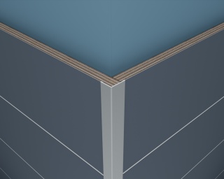 Profil końcowy "L" mały 3000x15x12mm - ALU