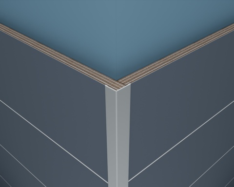 Profil końcowy "L" mały 3000x15x12mm - ALU Profil końcowy "L" mały 3000x15x12mm - ALU