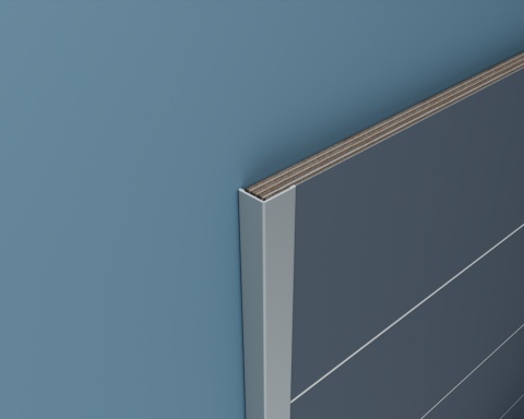 Profil końcowy "L" mały 3000x15x12mm - ALU Profil końcowy "L" mały 3000x15x12mm - ALU
