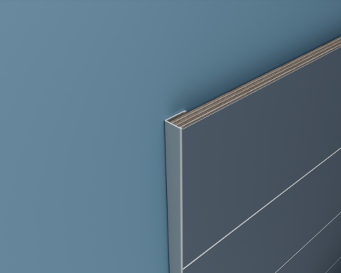 Profil końcowy "L" mały 3000x15x12mm - ALU Profil końcowy "L" mały 3000x15x12mm - ALU